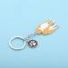 ENSIANTH Dog Keychain - Perfect Gift for Dog Lovers | Puppy Paw Print Keyring for Dog Owners - Ideal for Moms & Dads | Akita & More - Buy Online on GoSupps.com