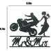 Motorcycle Wedding Cake Topper Let Go of The Motorcycle and Get Married with Me Cake Topper Funny Mr And Mrs Cake Topper Funny Bride and Groom with Motorcycle Cake Topper for - Buy Online on GoSupps.com