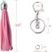 PAMIR TONG 100pcs Faux Suede Leather Tassels for DIY Crafts & Jewelry - Silver Keychain - Buy Online on GoSupps.com