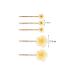 Fodattm 10PCS Yellow Flower Bobby Pin Hair Clips for Women - Wedding Bride Metal Hair Pins Side Clip Fashion Accessory - Buy Online on GoSupps.com