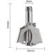 Nose Hair Trimmer for Men - Stainless Steel Manual Razor & Ear Hair Shaver | Washable & Ergonomic Design - Buy Online on GoSupps.com