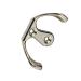 Housoutil Zinc Alloy Hooks 10pcs Cabinet Hooks Door Wall Hook Towel Hanger Coat Hooks Robe Hooks Clothes Hook Zinc Alloy medium Silver