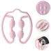 Tofficu Neck and Shoulder Massage Device - Handheld Foam Ring Wheel for Deep Tissue Relief | 1PC Linset Uh - Pink - International Shipping Available - Buy Online on GoSupps.com