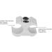 Aluminum Alloy Flexible Stepper Soft Feeling Professional Ergonomic Handle Wheelchair Pipe Clamp Comfortable Grip 2pcs for Wheelchairs - Buy Online on GoSupps.com
