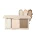 Three color facelift plate facial powder blusher contour decoration three-dimensional matte three color facelift powder (01 1pcs)