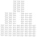 Homsfou 300 pcs wax paper reusable wax heating insert Electrical wax heating inserts silicone pet -coated paper in food quality fragrant wax white glaze whitex6stk 8x8x3cmx6pcs