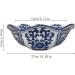 Fruit Bowl Salad Bowl Chinese Porcelain Ceramic Plate Snack Plate Snack Nut Plate Creative Household Large Mouth Tableware Deep Bowl Large Vegetable Plate Fruit Bowl for Kitchen Counter (A Small) - Buy Online on GoSupps.com