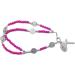 Oralgo Catholic Cross Finger Chain Bracelet - Double-Aged Art Pearls Rosary Wrist Chain for Women & Girls - Imitation Pearls - Buy Online on GoSupps.com