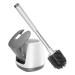 SetSail Silicone Toilet Bowl Brush and Holder Automatic Toilet Brushes for Bathroom with Holder Ventilated Toilet Cleaner Brush for Toilet Scrubber Cleaning 1 Pack