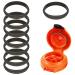 DanziX 8 Pack Silicone Replacement Gasket Leak Proof Silicone Gasket Airtight Seals Rings Gasket Rubber Seal Compatible with Gatorade Water Bottle Gatorade GX Bottle