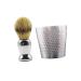 Ipetboom 1set Beard Brush Set Mens for Shaving Beard Brush Bowl Mustache Shaving Kit Razor for Men Shaving Gentlemen Shaving Tool Suits for Men Beard Shaving Brush Man Metal Soap Fiber Wool 7.8x7.2cm Silver