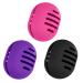 Fauxomor make-up sponge holder 3 pieces breathable silicone beauty blender travel bag for all sizes of make-up sponge fracture-safe portable cosmetics tool black+rose red+purple 1 piece (3 Pack) C-black+rose red+purple