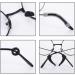 Yoosso 24 Pairs Anti-Slip Silicone Glasses Holders - Elastic Ear Pads & Hooks for Reading Glasses & Sunglasses - Black White Gray Brown - Buy Online on GoSupps.com