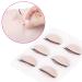 3 Pairs Removable White Eyelids for Eyelash Extension Practice Head - Lifelike Realistic Eyelids - Buy Online on GoSupps.com