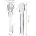 WLLHYF Mini Metal Makeup Spatula Skin Care Cosmetic Spoon Reusable Applicator Beauty Scoop for Facial Cosmetic for Face Mask Cream Lotions Moisturizers (3 Silver) - Buy Online on GoSupps.com
