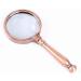 Reading Magnifier Optical Lens 8X Hd Rectangular Newspaper Old Man Portable Metal Handle White Glass Hand-held Magnifier Bronze 80 * 185mm Made in China - Buy Online on GoSupps.com