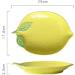 Serving Plates Lemon Shaped Ceramic Dinner Plate Lovely Fruit Plate Household Tableware Personalized Breakfast Dinner Plate Kitchenware Large for Appetizer Dinner and Desserts - Buy Online on GoSupps.com