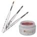 Sun Garden Nails UV Builder Gel Cover 30ml + 3 pcs. Brush Set