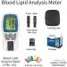 Lipid Test Meter Cholesterol Meter Cholesterol Test Meter Cholesterol Test Kit Analyzer + 5 Chips - Buy Online on GoSupps.com