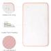 Lekebaby Foldable Quilted Pink Baby Changing Mat - Portable and Travel-Friendly - Buy Online on GoSupps.com