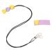 Hearing aid clip hearing aid anti-loss rope hearing aid lanyard BTE fixation cable for adults seniors and sound amplifiers hearing protection protection rope nylon ABS ear protection clip (both ears)