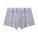 Adult Snap Closure Bedridden Patient Shorts Hook and Loop Soft Cotton Tear Away Shorts for Men Hospital Pants for Home Care/Post Surgery/Dialysis/Elderly/Fracture/Disability/Rehab Medium Gray1