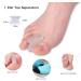 8-Piece Hallux Valgus Corrector & Toe Separator Set - Pain Relief & Alignment Correction for Bunions - 4 Pair Bunion Protectors Included - Buy Online on GoSupps.com