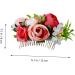 Didiseaon 1pc Wedding Hair Accessories Bridesmaid Hair Accessories Wedding Hair Comb Wedding Hair Decoration Wedding Party Hair Accessory Tiara Flower Decorations Flower Shape Hair Comb Bud - Buy Online on GoSupps.com