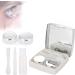 Portable Contact Lens Container Box with Mirror Tweezers & Cleaning Holder - Ideal for Travel & Storage - Buy Online on GoSupps.com