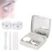 Mini Contact Lens Case with Mirror - Portable Eye Care Storage for Glasses & Contacts - Buy Online on GoSupps.com