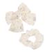 Beavorty 1 Set hair accessories Bands Scrunchies Soft Elastic bowknot scrunchies hair ties satin hair wrap Elastics Ponytail Holder Hair Bows Alligator Clips Hairpin girl curly Mesh
