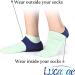 Heel Protectors for Plantar Fasciitis & Heel Pain Relief - Achilles Tendonitis Support Sleeves & Cushion Pads (Black) - Buy Online on GoSupps.com