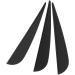 12 PCS 3 Archery Arrows Feathers - DIY Rubber Feather Fletching - Left/Right Wing Parabolic - Black - Buy Online on GoSupps.com