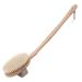 Hydrea London Body Brush   Long Handled Exfoliating Dry Skin Brush with Natural Bristle  Dry Brush Cellulite Remover  Exfoliating Body Scrubber  Helps Improve Lymphatic Drainage - FSC  Certified Beechwood.
