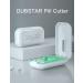 DUBSTAR Small Pill Cutter - Portable Tablet Splitter for Small or Large Pills - White Mini-Pill Cutter for Purse and Pocket - Pretty and Convenient Design - Buy Online on GoSupps.com