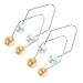 2 paires Entra neur de Fossettes Visage Portable Appareil L ger pour Femme Exercice Muscles Faciaux et Am lioration Du Contour Du Visage