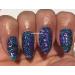 Bluesky Nail Gel Polish Merry Xmas Christmas Red Green Purple and Blue Glitter Christmas Color UV LED Soak Off 10ml - Buy Online on GoSupps.com