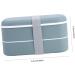 Alipis 1 Set Double Layer and Double Layer Lunchbox Microwave Containers Picnic Container Lunch Box Office HG2P442VA135653 Green 15.5X8.5CM - Buy Online on GoSupps.com