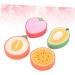 FRCOLOR 4pcs Bath Sponge Set - Body Shower Scrubbing Accessories | Loofah & Bath Scrubber - Perfect for Bathroom Decor - Orange - Buy Online on GoSupps.com