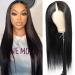 V Part Wigs Human Hair Straight Brazilian Human Hair Wigs for Black Women Upgrade U Part Wigs No Leave Out No Sew in NO Glue 150% Density Natural Color (16inch, V Part Straight Wig) 16 Inch V Part Straight Wig