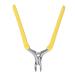 Cuticle Nipper Stainless Steel Skid Resistant Ergonomic Design Cuticle Nipper Sharpness for Home (Yellow)