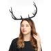 Frcolor Gothic Elk Antler Headband Hairband Christmas Head Boppers Hair Hoop for Women Adult Party Cosplay - Buy Online on GoSupps.com