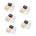 JECOMPRIS 30 sentences contact lens container for eyes case case with mirror contacts glasses ormanizer case - small organizer small - owner travel halloween pp small storage bags different colors x 5 pieces 6.2x4.4x2.2cmx5pcs