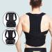 Adjustable Posture Corrector Back Support Shoulder Back Brace Posture Spine Corrector Postural Fixer Tape Decorate - Buy Online on GoSupps.com