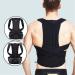 Adjustable Posture Corrector Back Support Shoulder Back Brace Posture Spine Corrector Postural Fixer Tape - Buy Online on GoSupps.com