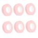 Angoily 6 Rolls Grafting Eyelash Tape Cosmetology Supplies Nail Tools for Nail Art Tape for Dispenser Lash Tapes for Eyelash Lash Tools Eyes Extension Belt Pink Non-woven Fabric
