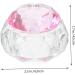 Beatifufu Nail Art Crystal Cup Nail Art Liquid Cup Dappen Dish with Lid Nail Glassware Acrylic Liquid Dish Nail Art Stand Body Gems Chest Nail Art Cup Acrylic Nail Crystal Glass 6x6cm Pink - Buy Online on GoSupps.com