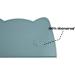 Ohmo Bowl Pad for Small Dogs & Cats | Non-Slip Waterproof Silicone Base - 46x25cm Light Blue - Buy Online on GoSupps.com