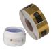 UV fiberglas gel violet 30 ml incl.500 modeling template set - finish gel assembly gel detection gel for nails - 1 -phase gel extension - nail design - pedicure - manicure