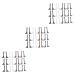 Uonlytech 36 pairs from silicone glasses end pointed glasses leg cuff glasses end peak covering glasses protection nose bridge cushion for glasses extension child pebble angel ear
